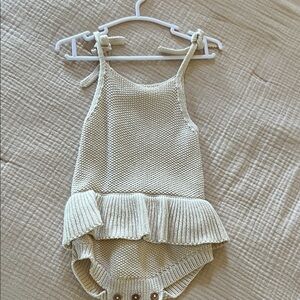 Quincy Mae Cream Knit Dress